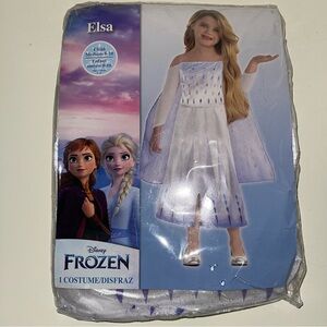 Disney Frozen Elsa Dress - White and Blue